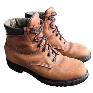 Vtg. Y2K Red Wing Men's 8 D Boots HO GORE-TEX Brown  MADE IN USA